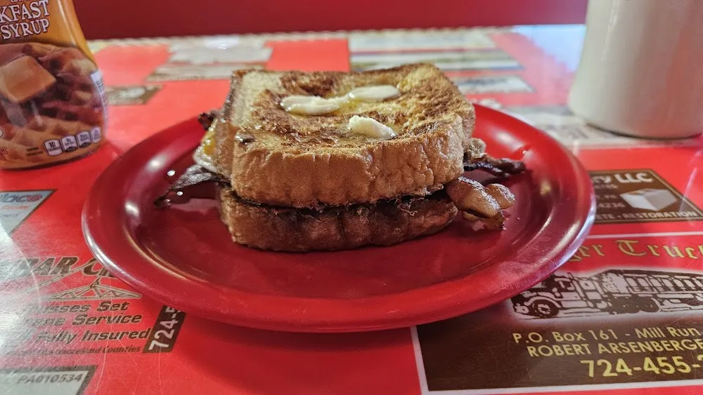 Egg N Bacaon French Toast Sandwich