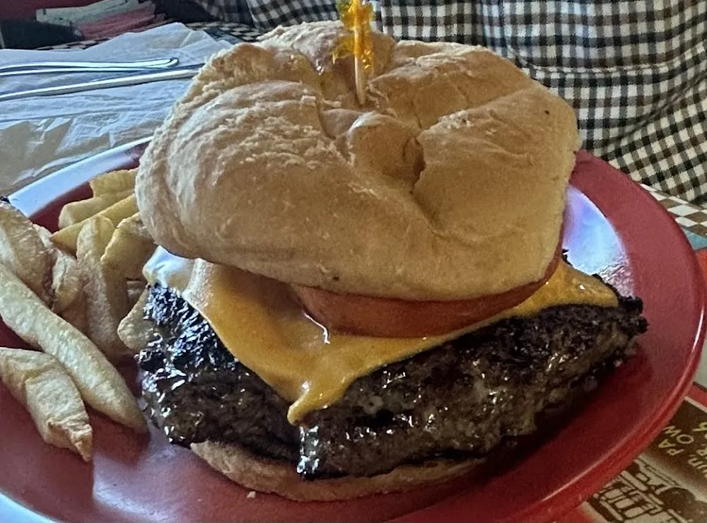 Half Pound Ed's Burger